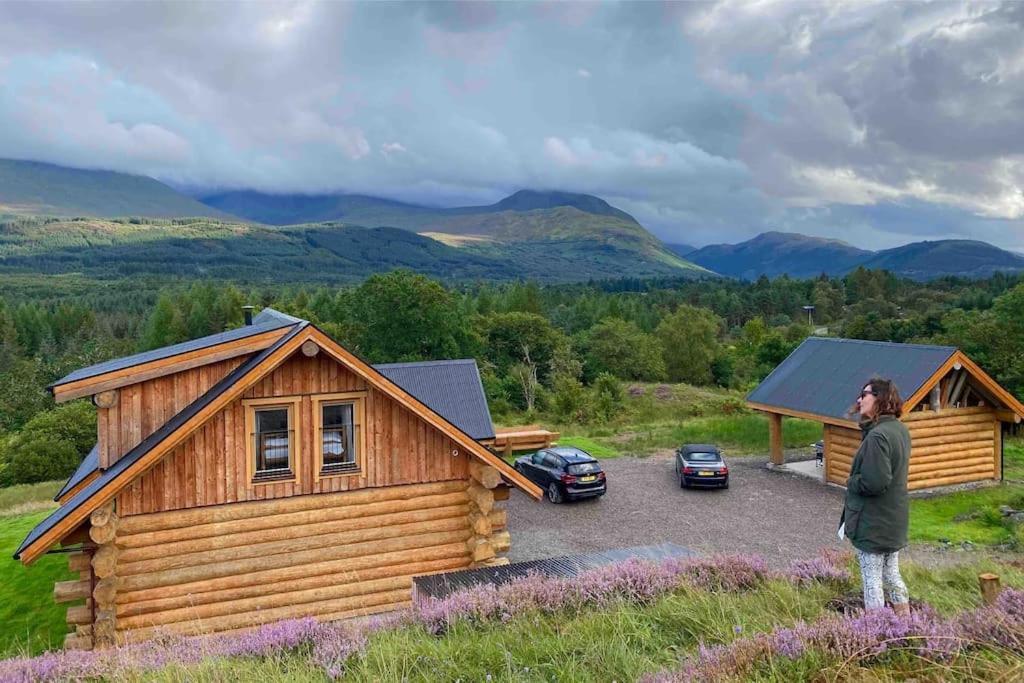 Wild Nurture Eco Luxury Offgrid Log Cabin Fort William Exterior photo