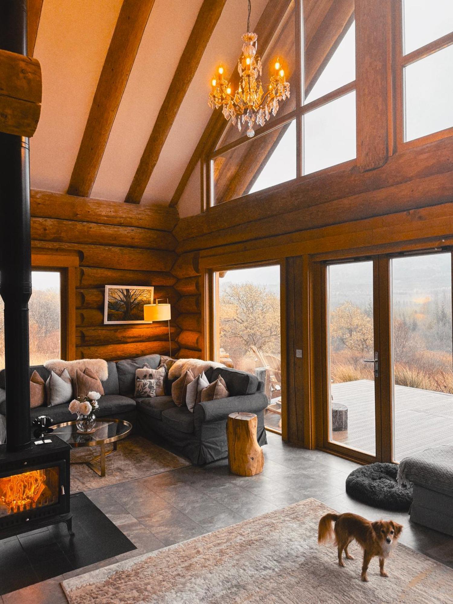 Wild Nurture Eco Luxury Offgrid Log Cabin Fort William Exterior photo